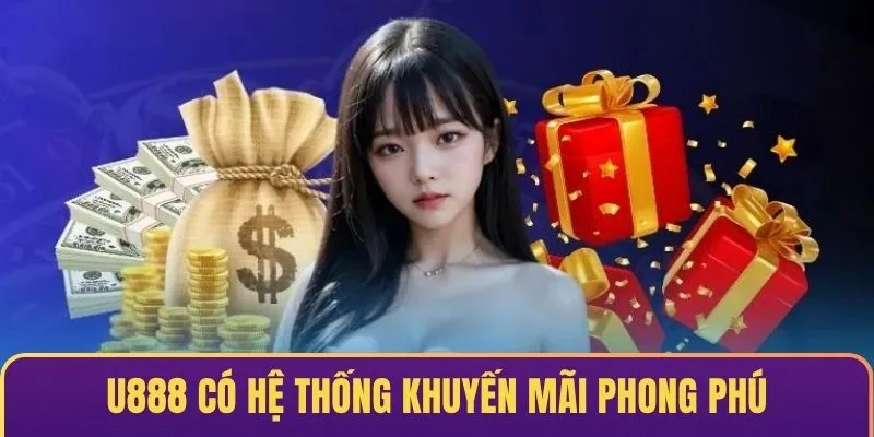 U888 có hệ thống khuyến mãi phong phú